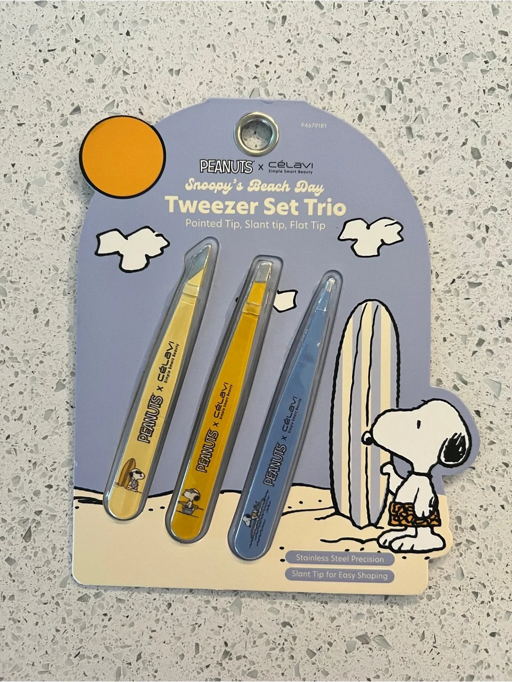 Snoopy Set - Brush, Tweezers & Razor Set